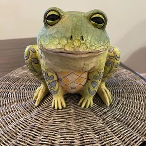 Jim Shore Heartwood Creek Frog - 10 inches tall